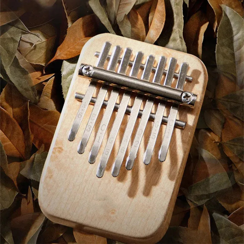 8 Key Kalimba Solid Wood Thumb Piano